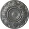 Ekena Millwork Whitman Ceiling Medallion (For Canopies up to 3 3/4"), Hand-Painted Silver, 13"OD x 1 3/8"P CM13WHSLS - alternate 1